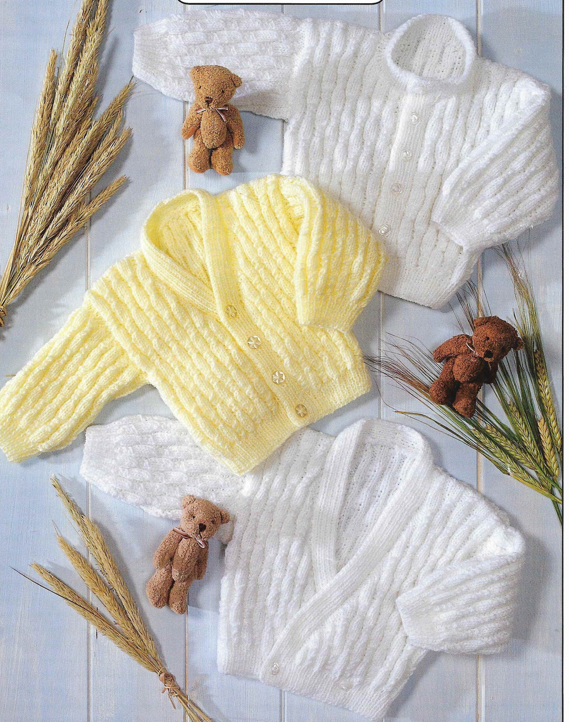 Baby Cardigan Knitting Pattern Baby Newborn Cable Cardigan V
