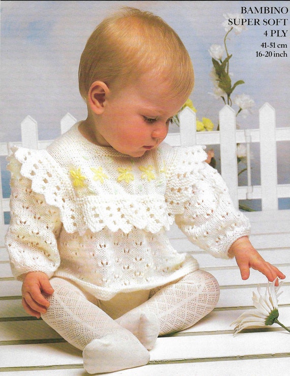 Crochet Bootees  Shoes 4 ply PDF instant download 18-22 inches Baby Knitted Dress PDF Baby Knitting & Crochet pattern