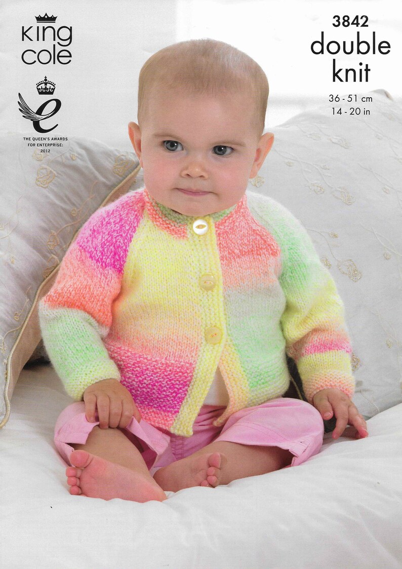 6 X Baby Cardigans Knitting Pattern PDF Newborn Lace Sweater Etsy UK