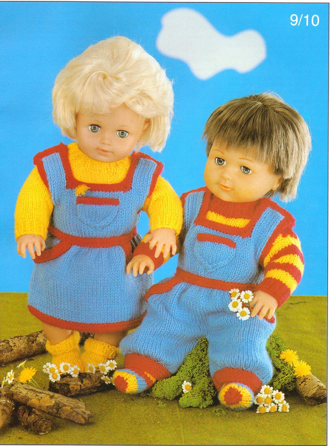 13 X Baby Dolls Knitting Patterns 13 Outfits Dress Coat Etsy UK