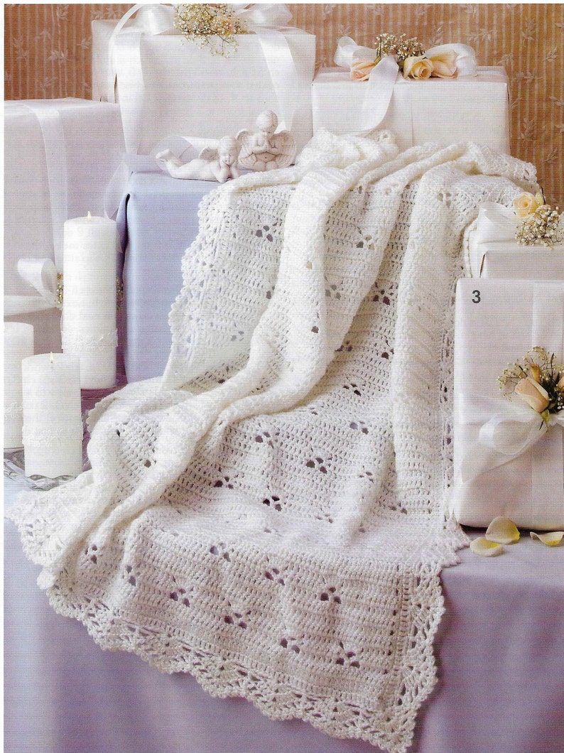 6 X Baby Blanket CROCHET Easy Pattern Afghan Blanket Crochet Etsy