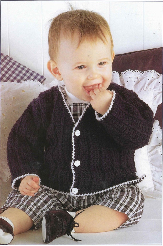 Chaqueta crochet bebe outlet