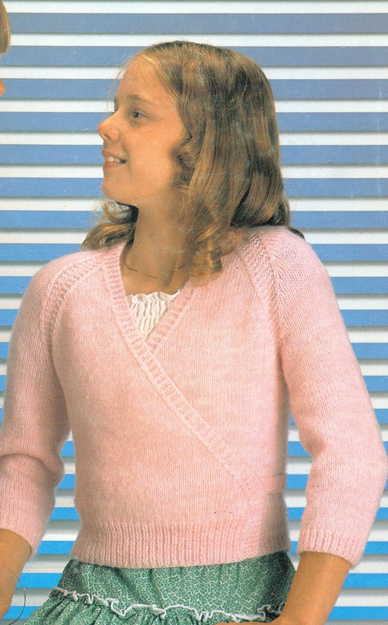 Cardigans Knitting Pattern PDF Ballet Tops Wraparound Cardigan Etsy