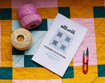 All Well Modern Patchwork Printable Zine + Digital File