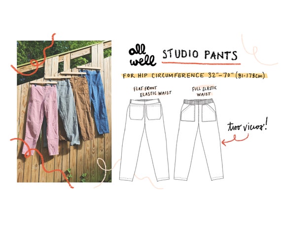 All Well Studio Pants Sewing Pattern 