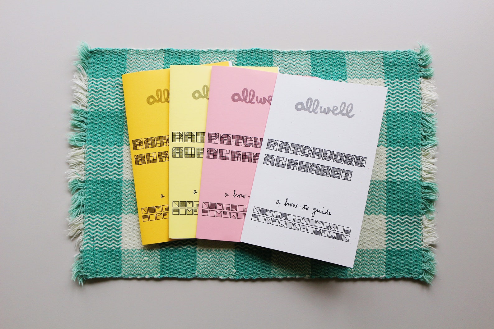 All Well Patchwork Alphabet Printable Zine Digital File - Etsy