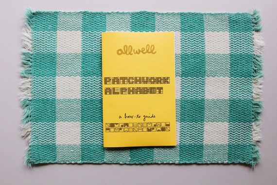 All Well Patchwork Alphabet Printable Zine + Digital File