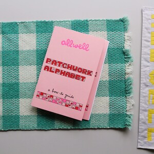 All Well Patchwork Alphabet Print Risograph Zine - Etsy