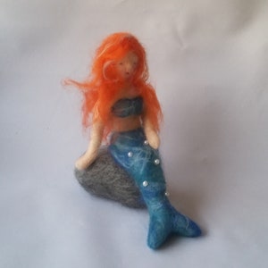Mermaid with red hair