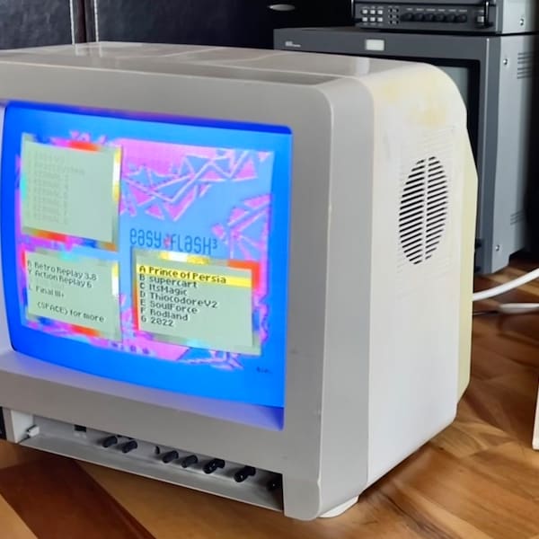 Commodore 1901 écran rétro gaming CRT amiga c64/128 écran de PC rétro