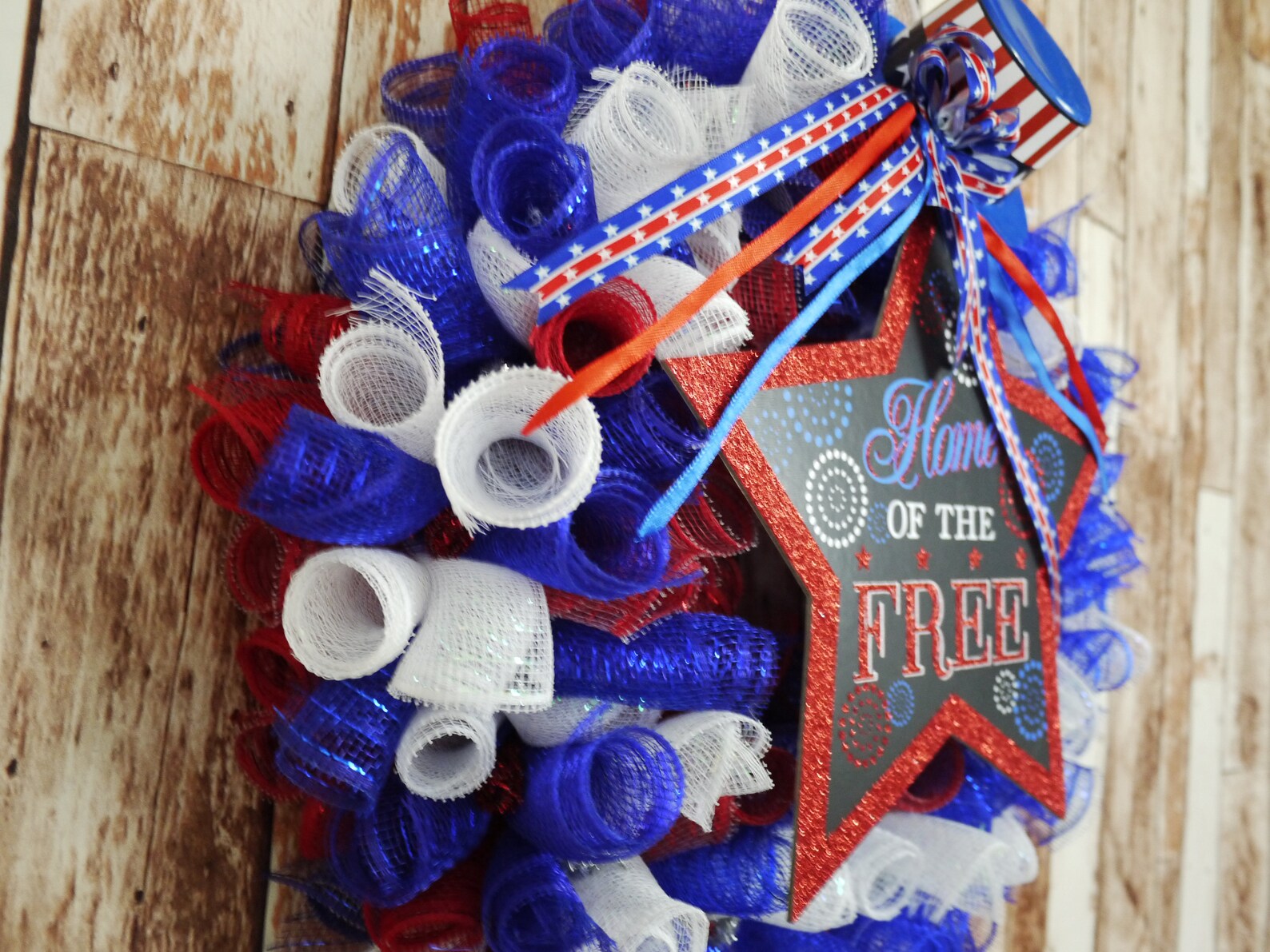 Patriotic Wreath Fourth of July Independence Day Memorial  Etsy