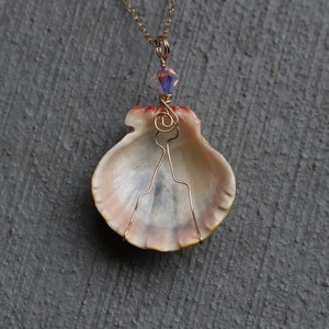 Sunrise Shell Necklace, Sunrise Shell Jewelry, Sunrise Shell Pendant, Hawaiian Sunrise Shell, Hawaii Shell Necklace, Beach Gift, Surfer Gift image 10