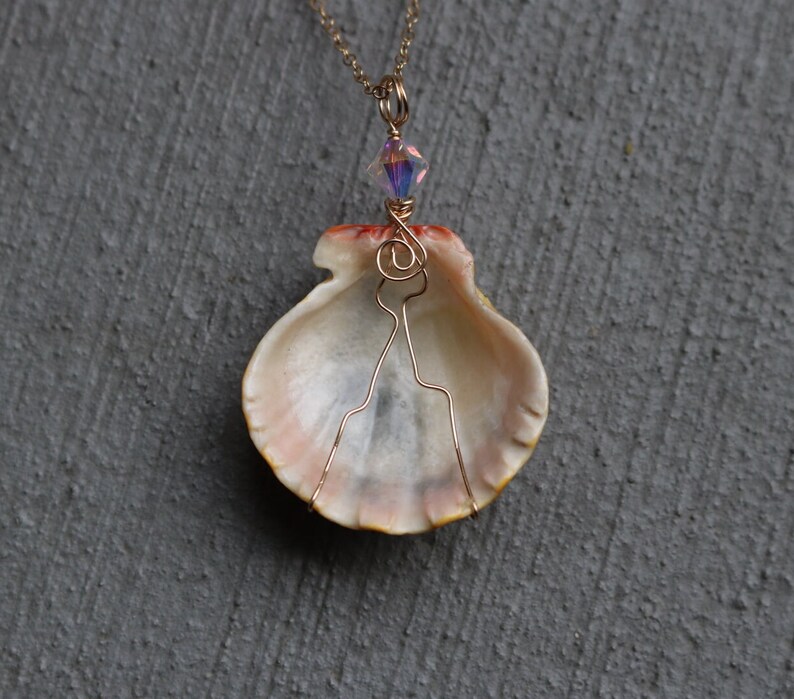Sunrise Shell Necklace, Sunrise Shell Jewelry, Sunrise Shell Pendant, Hawaiian Sunrise Shell, Hawaii Shell Necklace, Beach Gift, Surfer Gift image 10