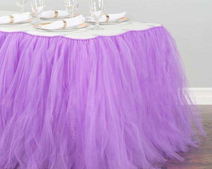 17 Ft. Tulle Tutu Table Skirt Etsy