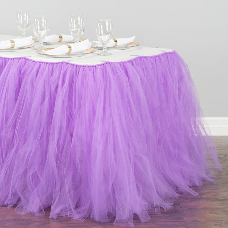 17 Ft. Tulle Tutu Table Skirt Etsy