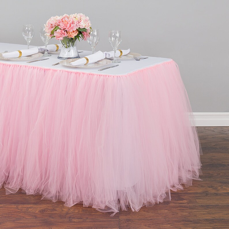 17 Ft. Tulle Tutu Table Skirt Etsy
