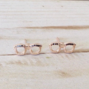 Rose Gold colored Eyeglass studs