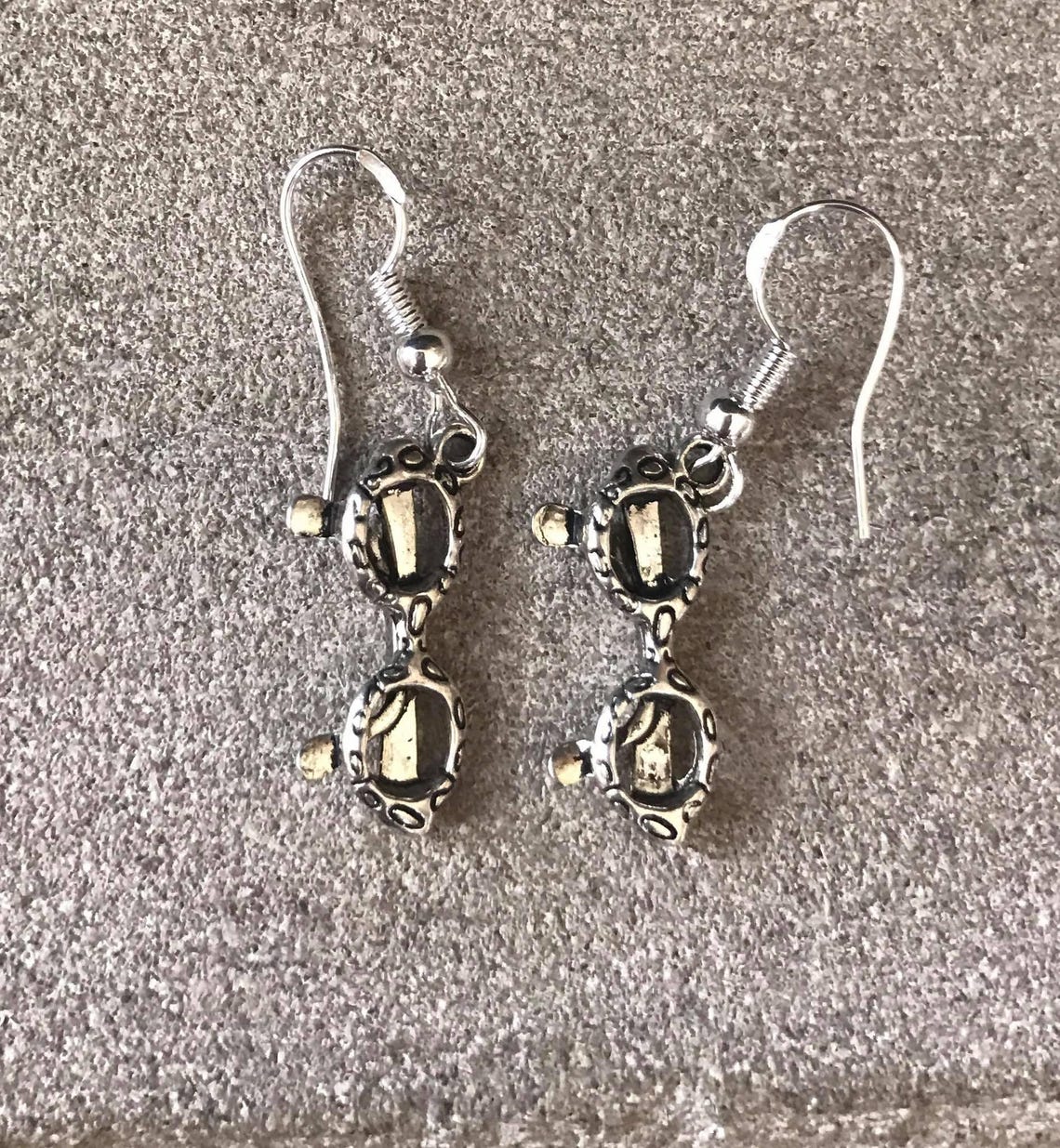 Eyeglass Earrings Etsy