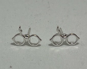 Harry Potter Orecchini In Argento Sterling 925 - Ciondoli Occhiali E Fulmine - Gioiello Ufficiale