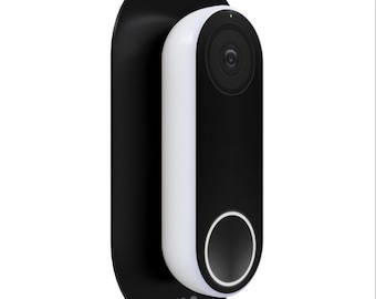 Mars Outpost Non-Adhesive Wall Plate for Google Nest Hello Video Doorbell 1st Generation - Wired Sits Between Doorbell & Wall, Covers Holes