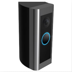 Mars Outpost Corner Mount for Ring Video Doorbell Pro and Pro 2 Corner Mounting Bracket 45 Degree Wedge Slim & Strong Mount