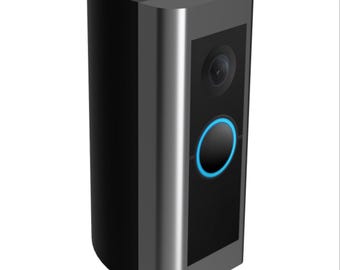 Mars Outpost Corner Mount for Ring Video Doorbell Pro and Pro 2 Corner Mounting Bracket 45 Degree Wedge Slim & Strong Mount
