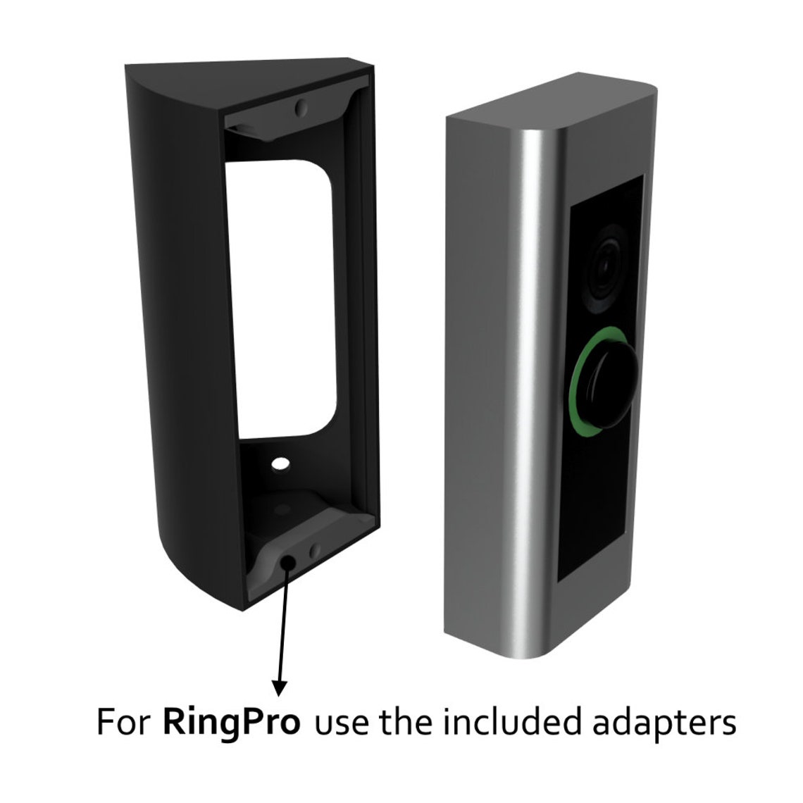 Corner Mount for Ring Doorbell Pro and Pro 2 Corner Mounting Bracket 45