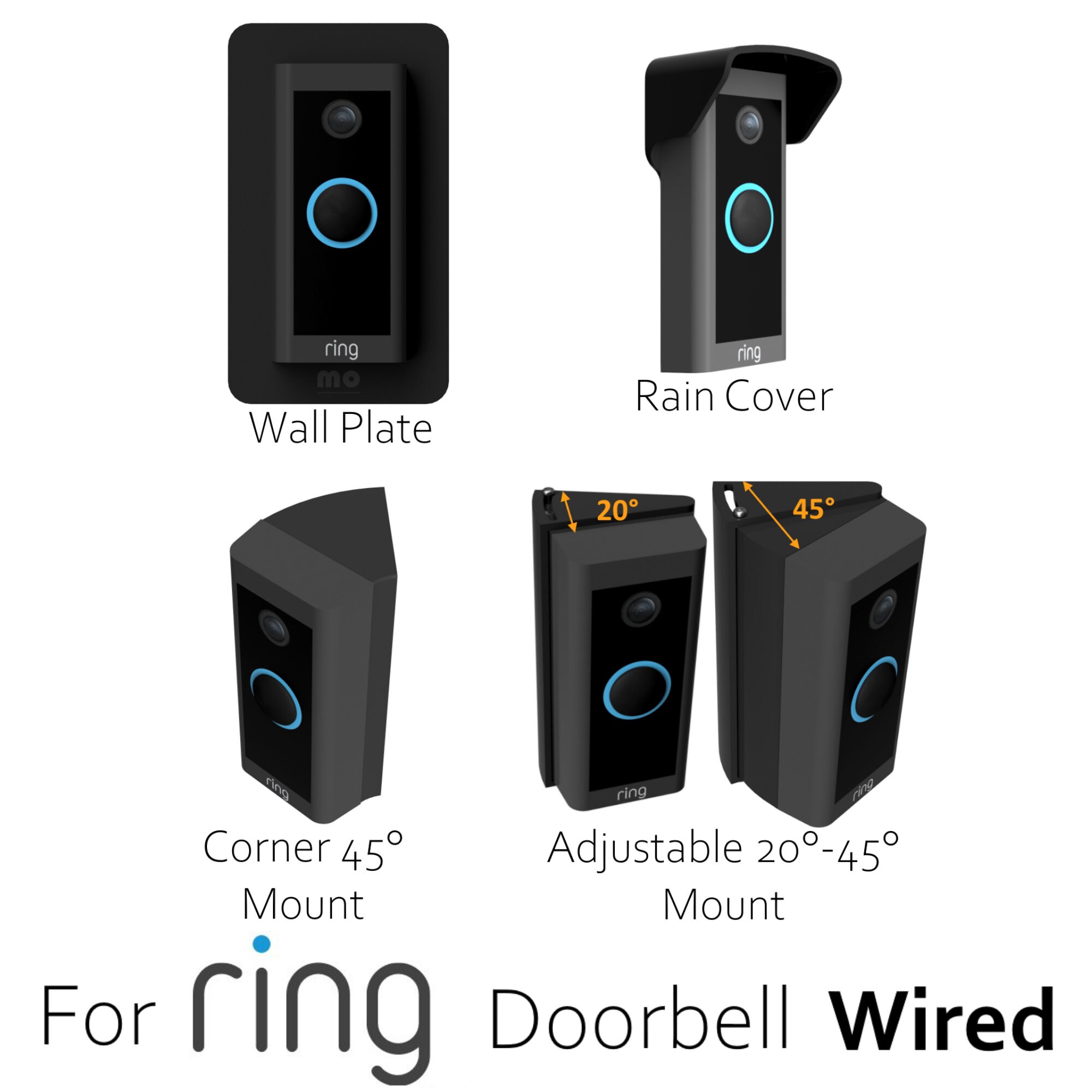 Ring doorbell sale sun shade