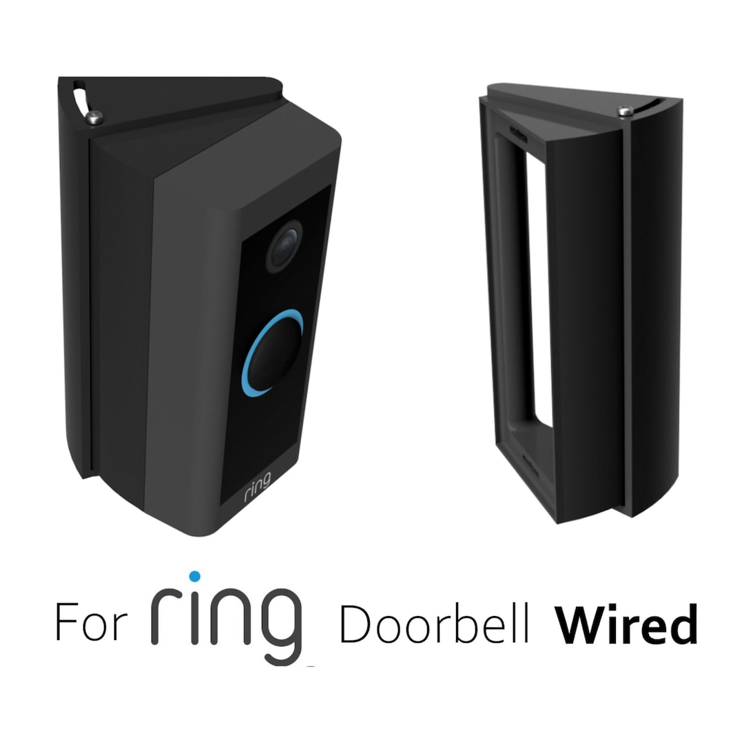 Blink Doorbell Adjustable Wedge Corner Mount Bracket 25-57 Degree Strong  WHITE 