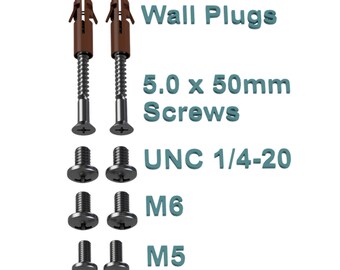 1/4" X 20 Universal Slim Wall Mount Brackets 5.1 For Surround - View #10