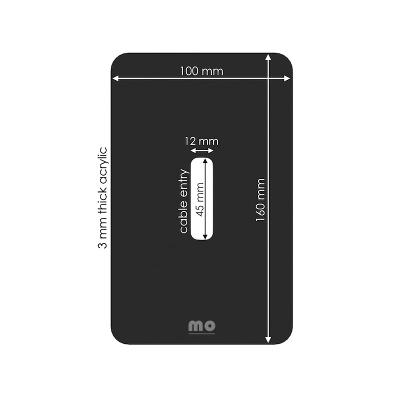 Nonadhesive Universal Wall Plate for Smart Doorbells Works With Ring