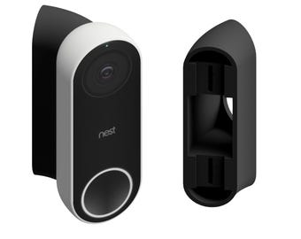 Mars Outpost 45 Degree Corner Mount For Nest Doorbell Wired 1st Generation Corner Mount Point Doorbell Camera For Best View