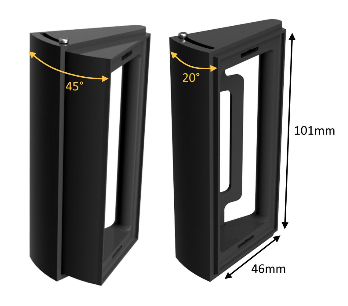 Ring Doorbell Wired Corner Adjustable Mounting Bracket Wedge 20 45