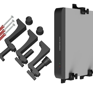 Universal Wall Mounting Brackets for Router Switch Sky Virgin Mini PC Netgear Tp-Link Dvr Nvr Cctv for Hikvision Under the Table Mount