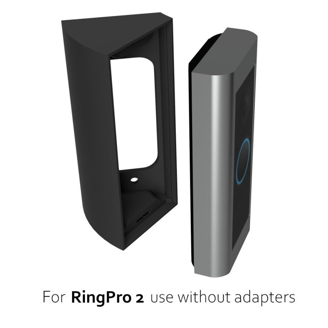 Corner Mount for Ring Doorbell Pro and Pro 2 Corner Mounting Bracket 45