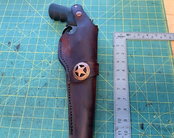 Colt Anaconda revolver cross draw holster