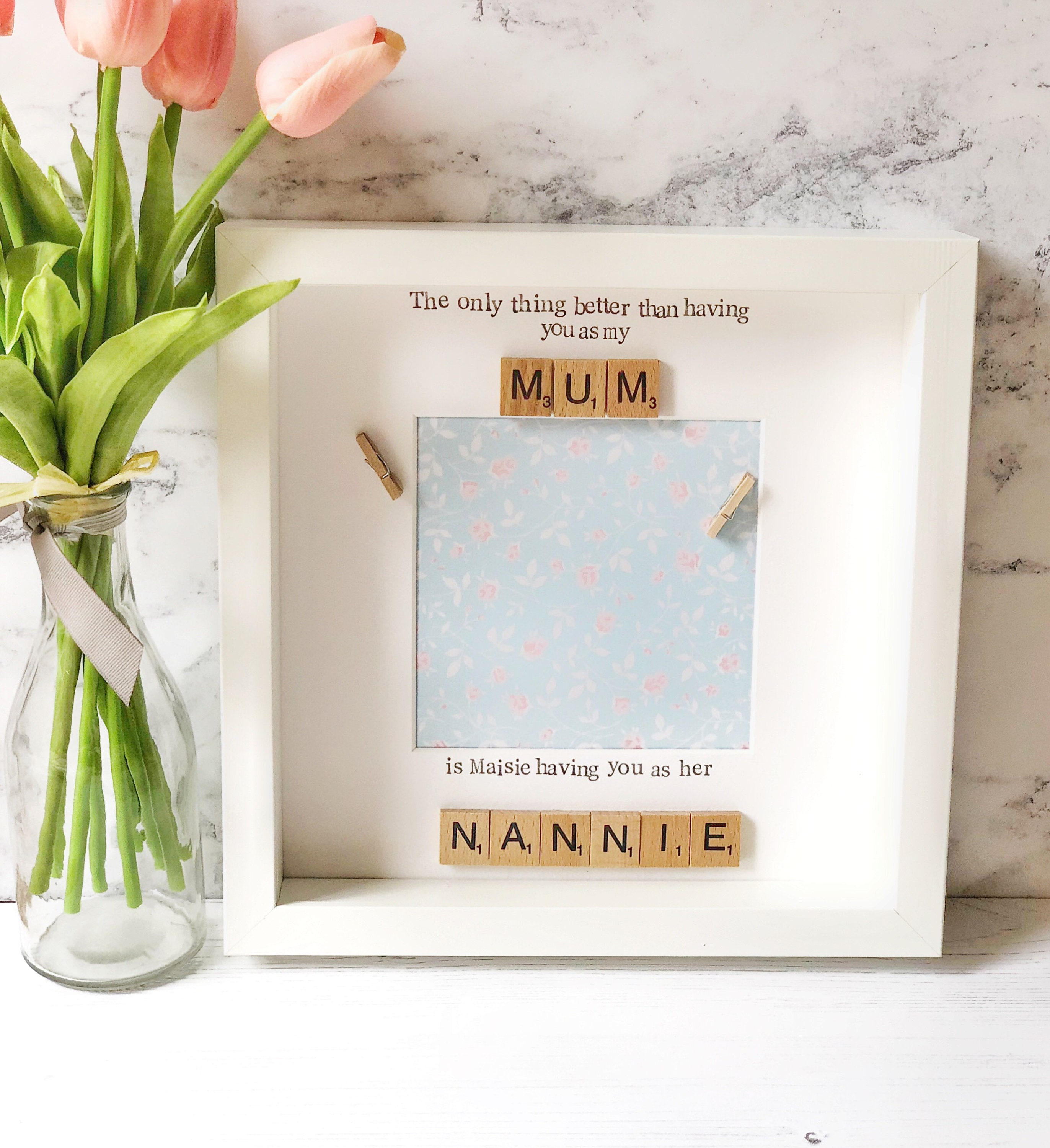 Gift for Nan Nana Frame Nanny Gift Nannie Nan Grandma Etsy