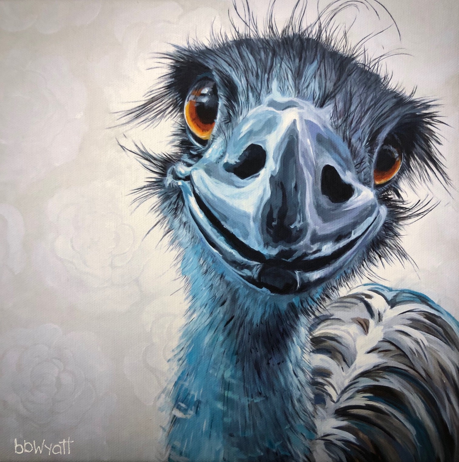 Emma Emu Happy Emu Ostrich Print Birds Therapy Animals - Etsy Australia Emma Emu Happy Emu Ostrich Print Birds Therapy Animals - Etsy Australia