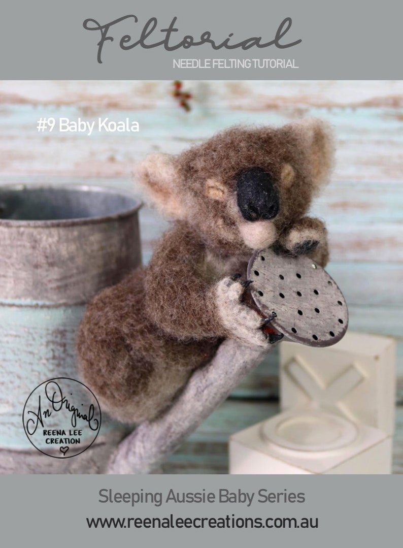 Needle Felting Tutorial Baby Koala Etsy Australia