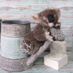Needle Felting Tutorial Baby Koala