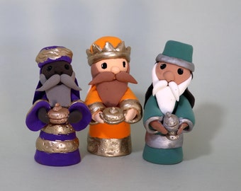 Make The Three Wise Men With Super Sculpey And Air Dry Clay