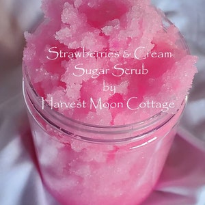 Strawberries and Cream Sugar Scrub