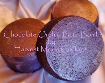 Chocolate Orchid Bath Bomb