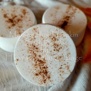 Marshmallow Pumpkin Bath Bombs