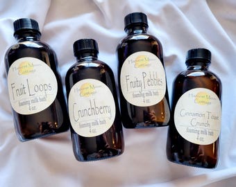 Cereal Inspired Foaming Milk Bath - 4 Scents!