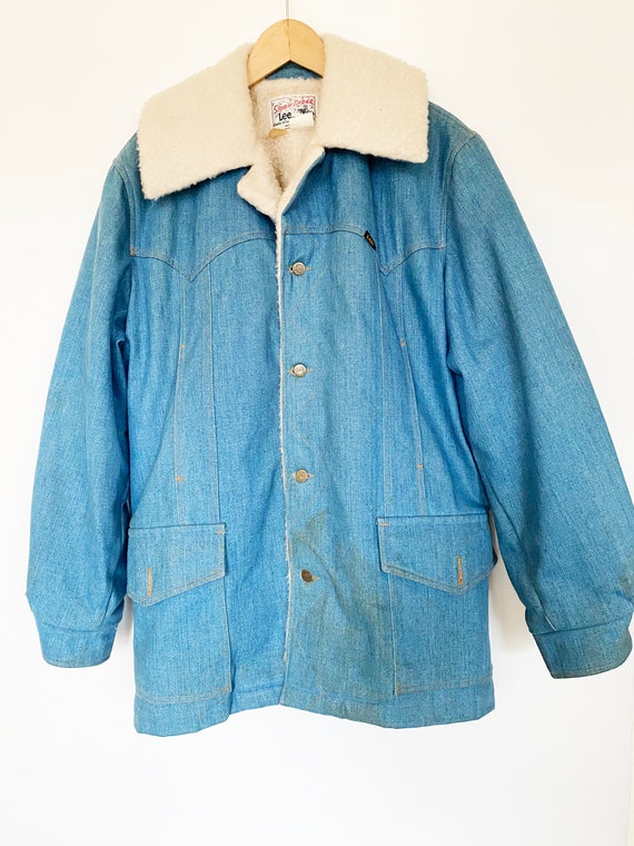 Early 70's vintage Lee Storm Rider Denim Coat - image 1