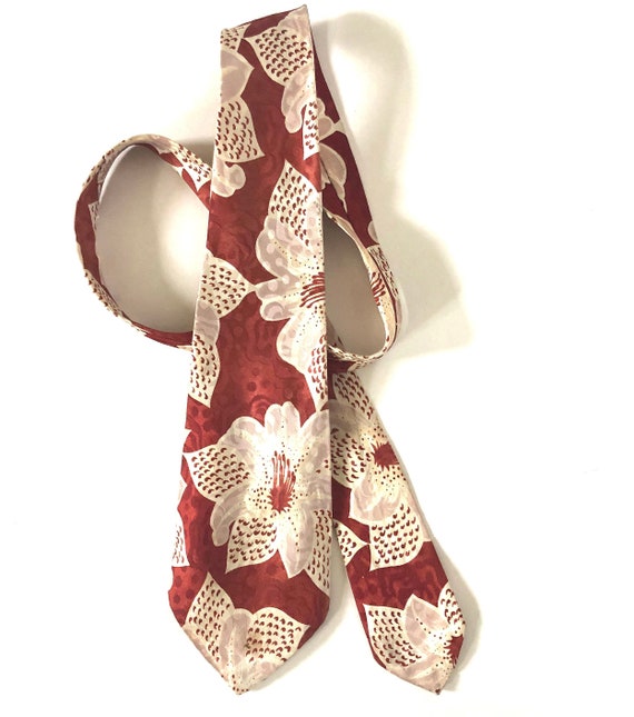 vintage silk necktie - image 1