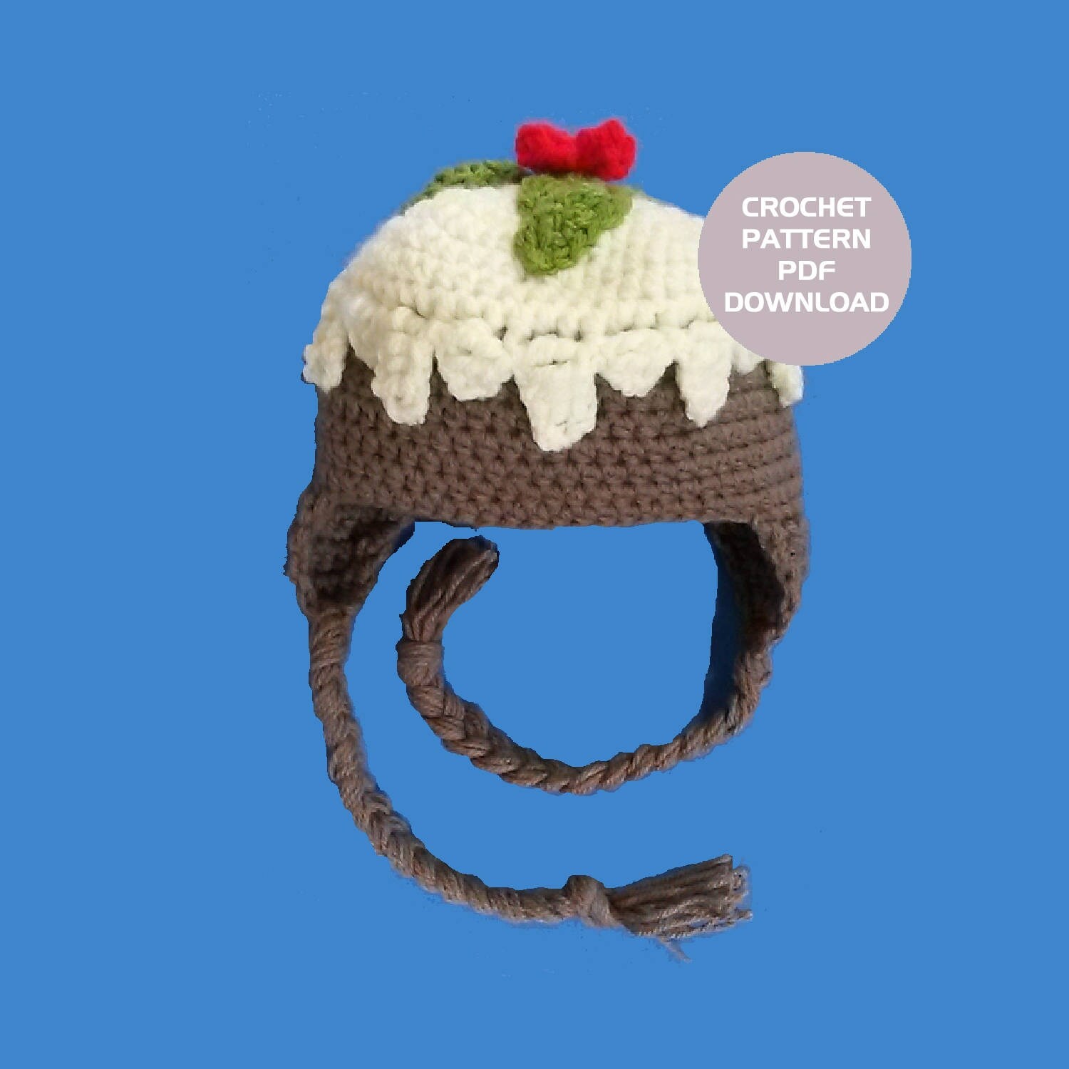 Teen/Small Adult Christmas Pudding Hat Crochet Pattern Etsy