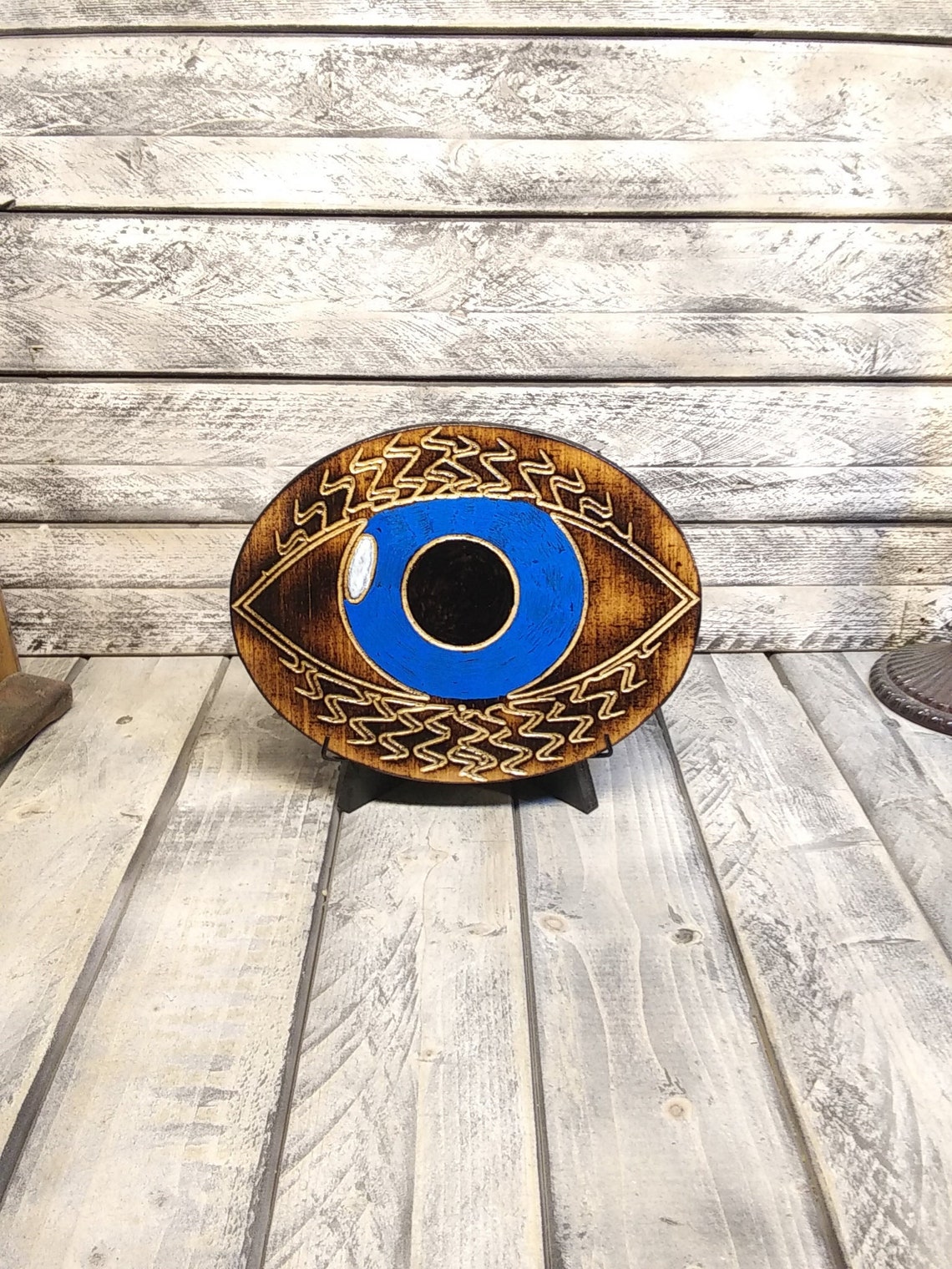 Evil Eye Wood Carving All Knowing Eye Mantle Piece Art Etsy Ireland