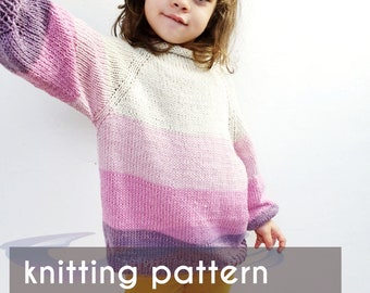 Knitting Pattern // BubbleGum Sweater